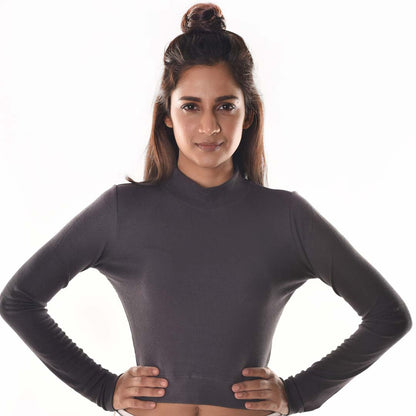 Full Sleeves Blouses - Clay Grey - Blouse featured