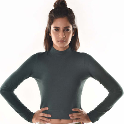 Full Sleeves Blouses - Green - Blouse featured