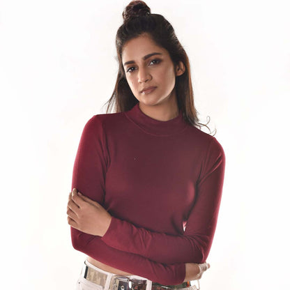 Full Sleeves Blouses - Maroon - Blouse featured