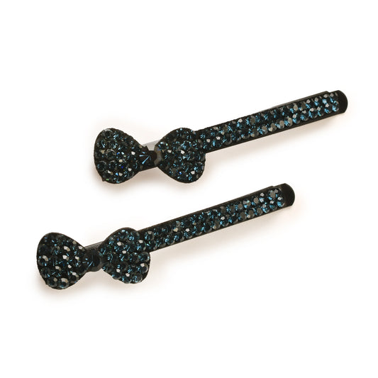 Studded Hair Clip 104 Blue Hair Accessories