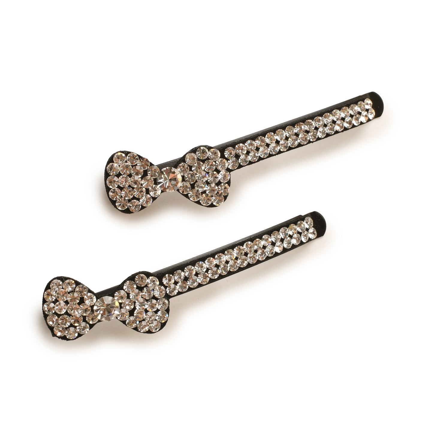 Studded Hair Clip 104 White Hair Accessories