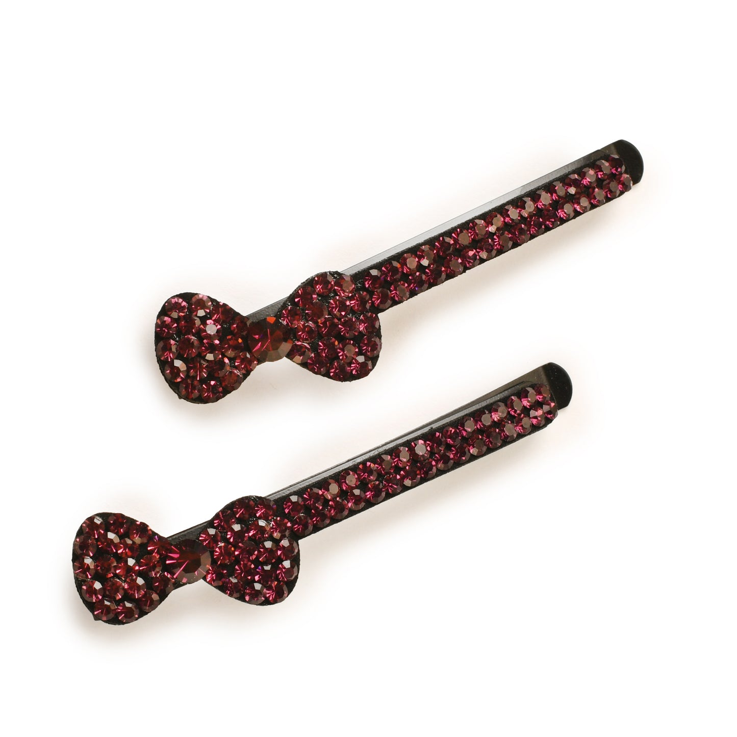 Studded Hair Clip 104 Wine Hair Accessories