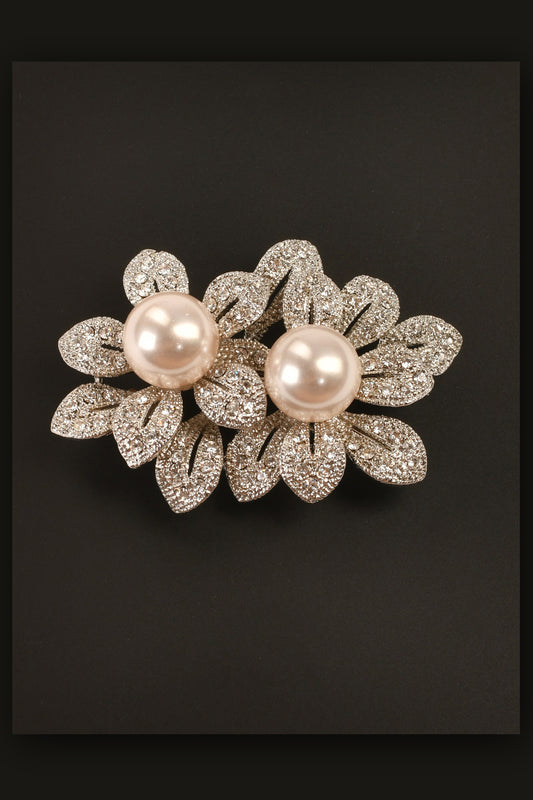 Blooming Flowers Pair Brooch Brooch