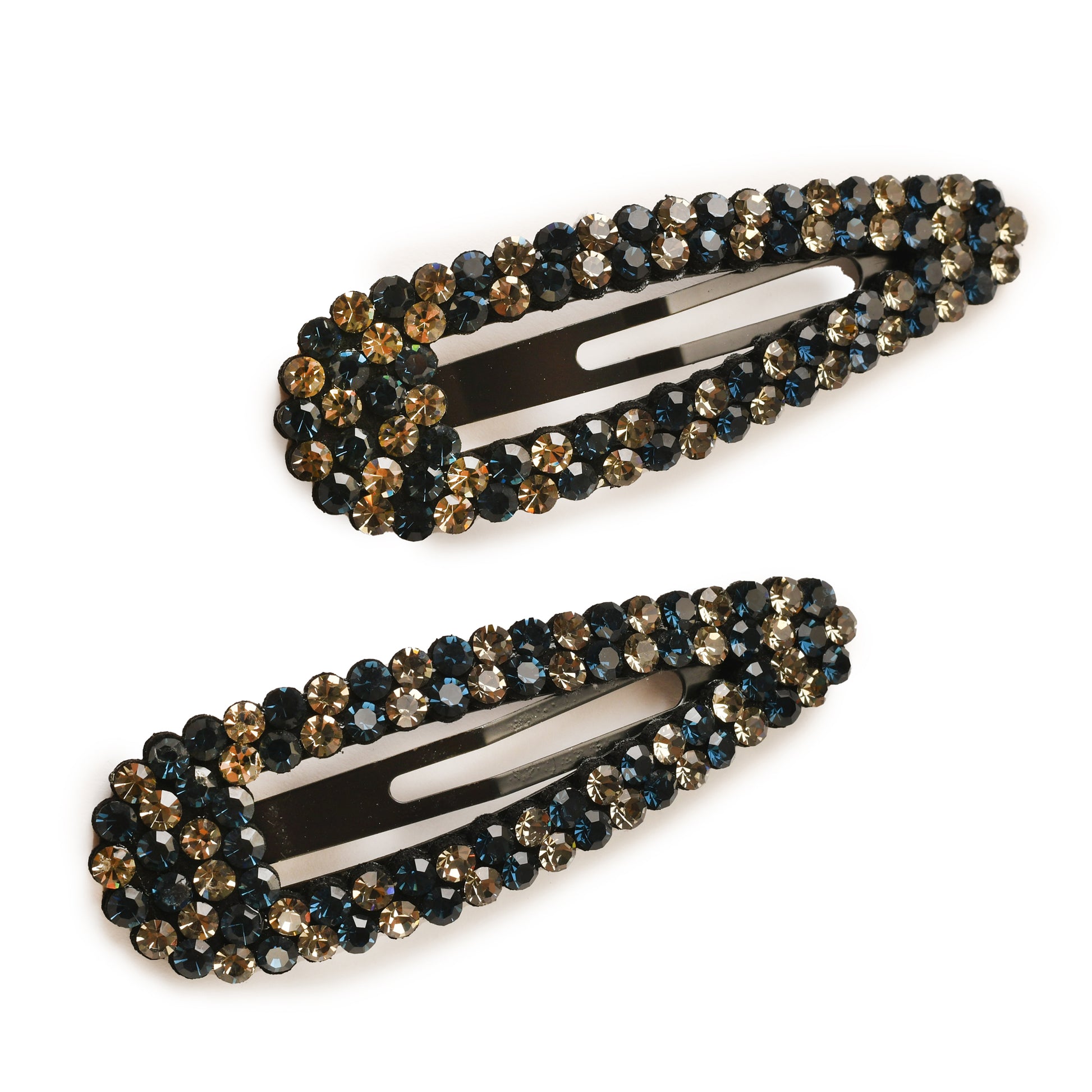 Studded Hair Clip 106 Blue Hair Accessories