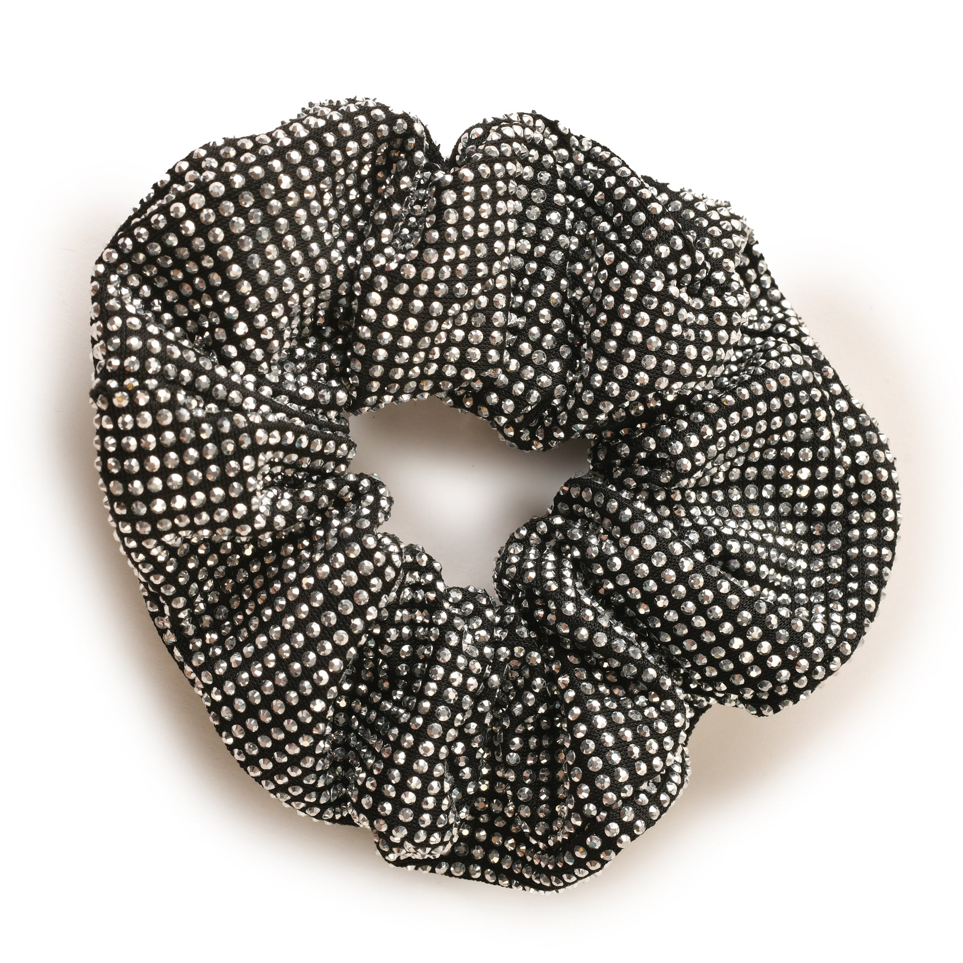Studded Hair Tie Light Black Hair Accessories