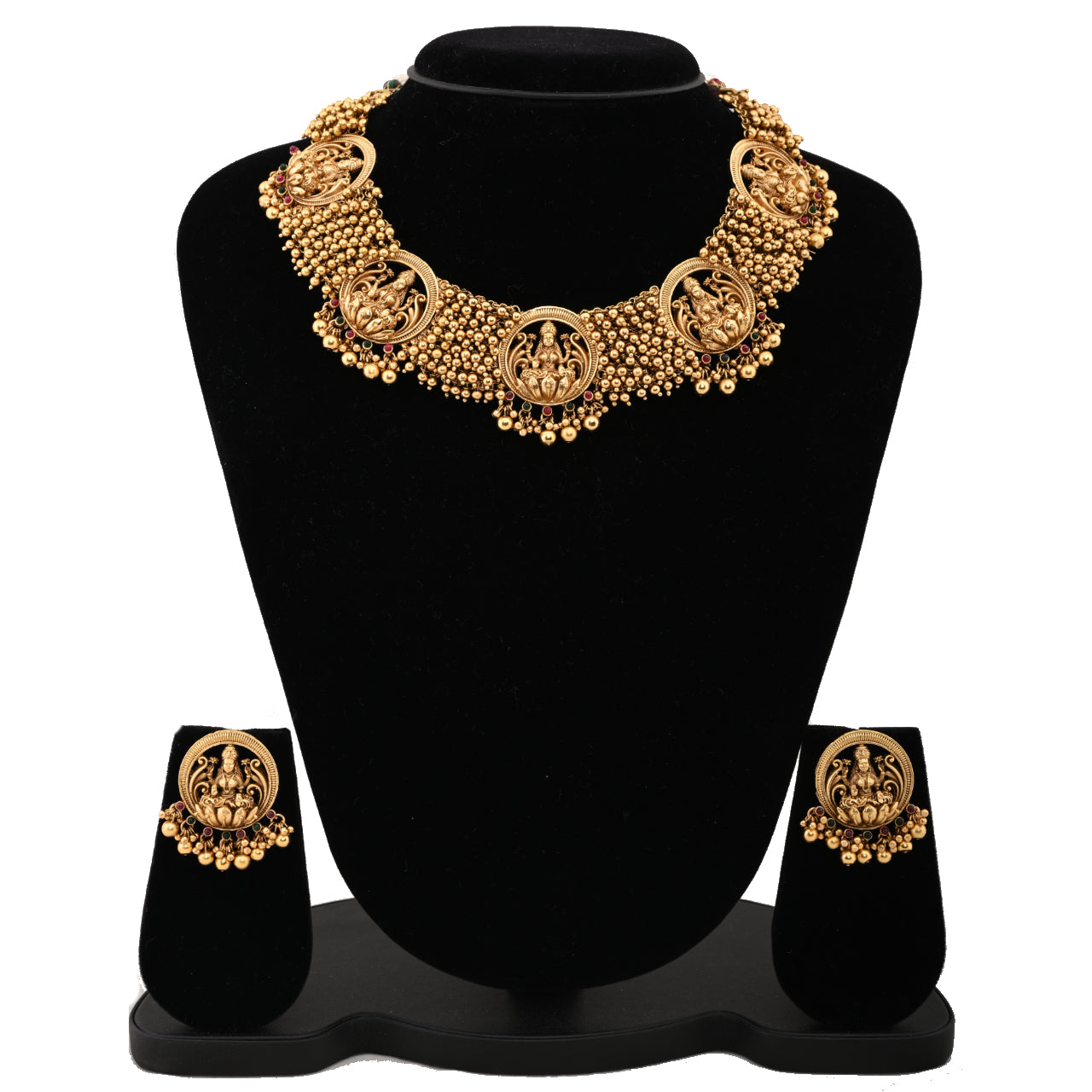 Temple Jewellery- Necklace (DD-R1N-512GL) Necklace