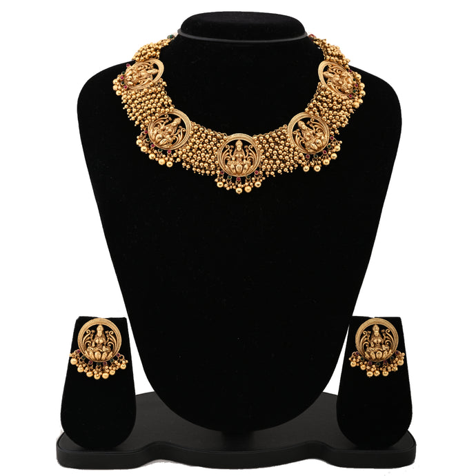 Temple Jewellery- Necklace (DD-R1N-512GL) Necklace