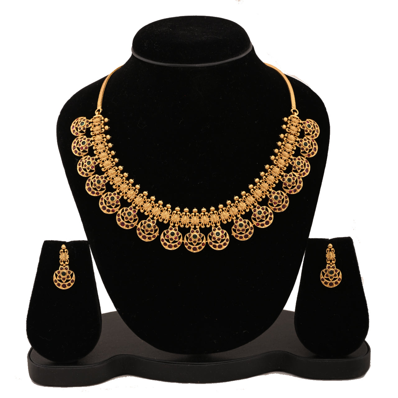 Temple Jewellery- Necklace (DD-S1N-521G) Necklace