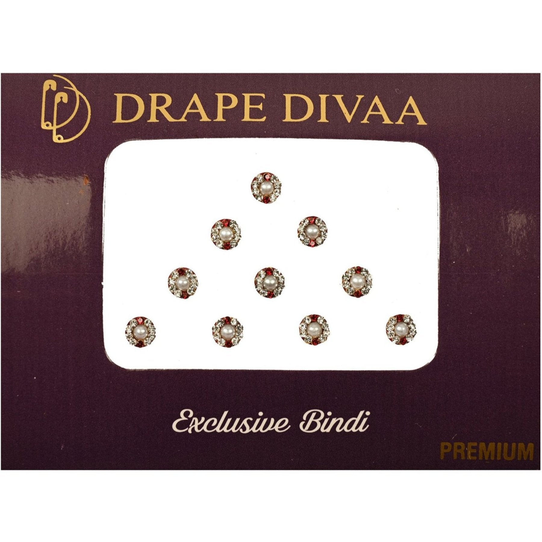 Buy Latest Design Stone Bindi - DD-TI-1133 | Drape Divaa