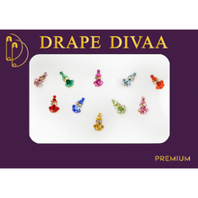 Load image into Gallery viewer, Festive Glam: 7-Piece Bindi Value Pack Bindis