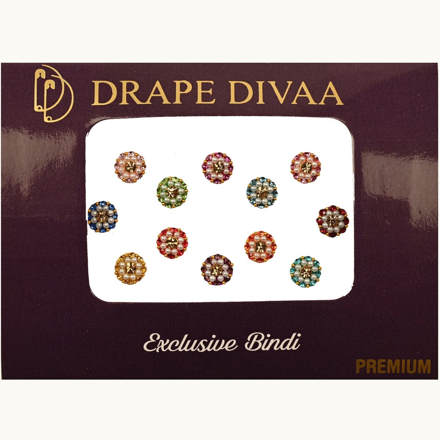 Buy Latest Design Stone Bindi - DD-TI-1179 | Drape Divaa
