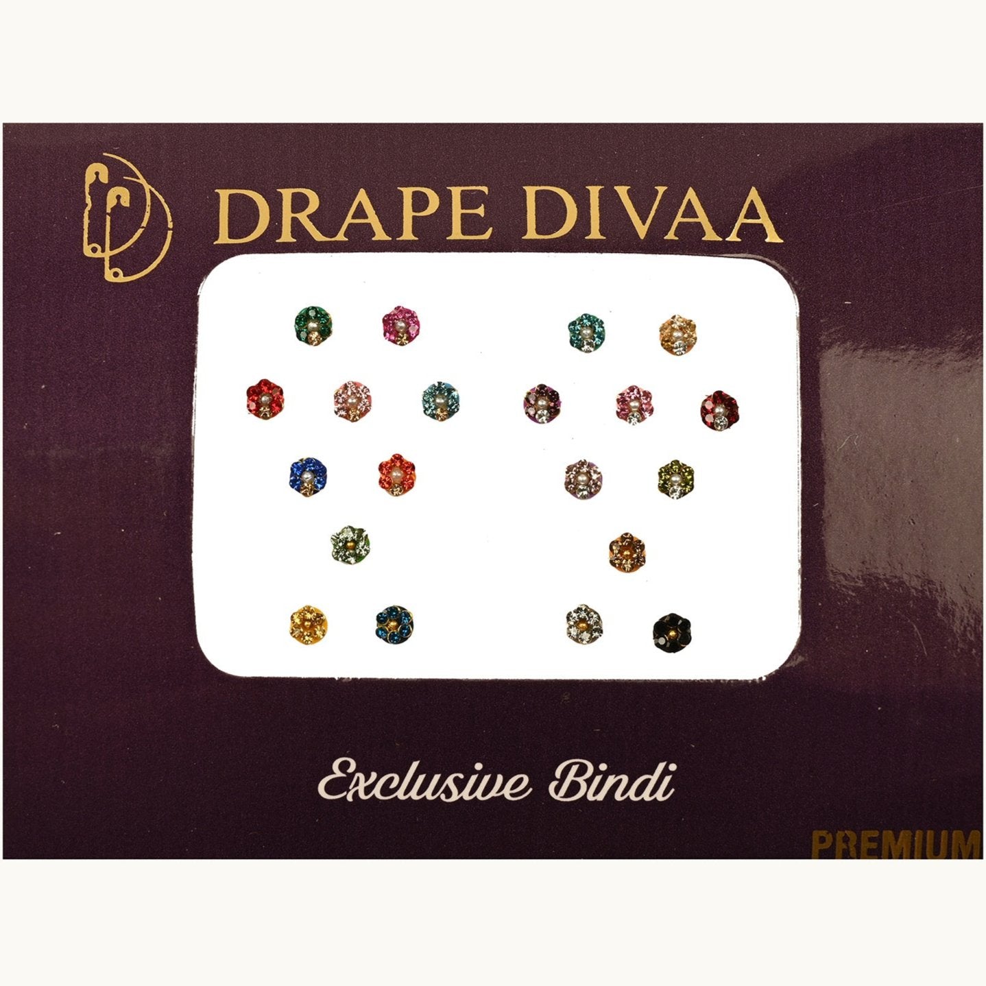 Buy Latest Design Stone Bindi - DD-TI-1232 | Drape Divaa