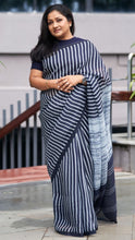 Load image into Gallery viewer, Organza Saree with Stripes Saree