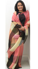 Load image into Gallery viewer, Beautiful Organza Saree in Checkered Pattern Saree