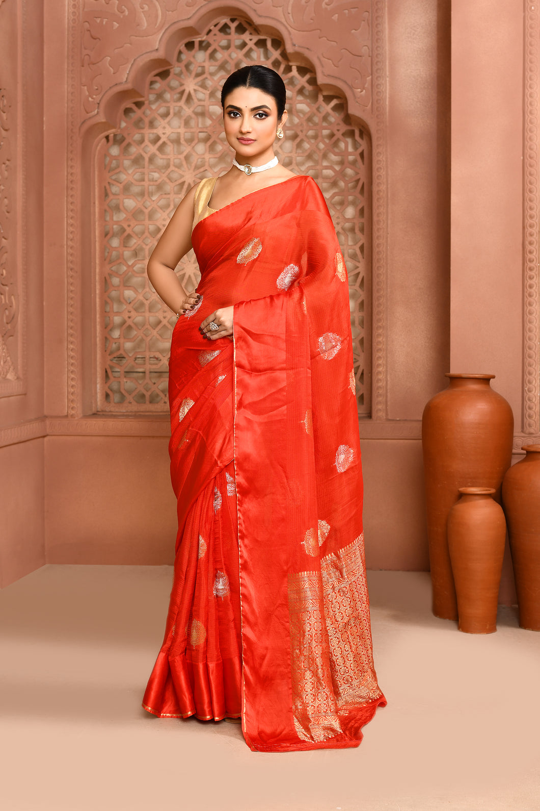 Banarasi Pallu Silk Kota Saree Saree