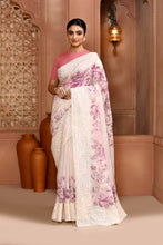 Load image into Gallery viewer, Floral Doria Kota Saree - Lavender featured