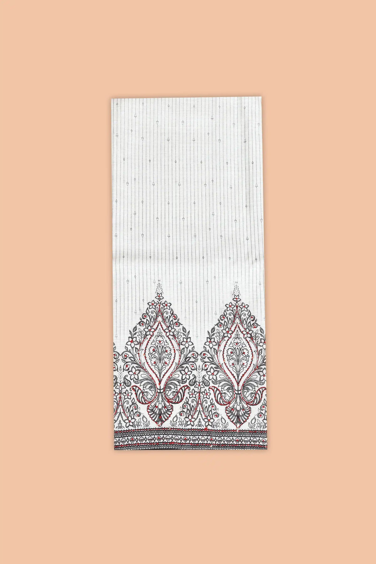 Royal Medallion Kantha Tussar Kurti featured