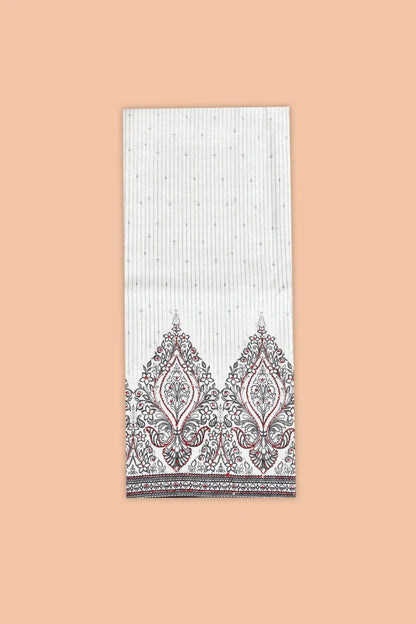 Royal Medallion Kantha Tussar Kurti featured