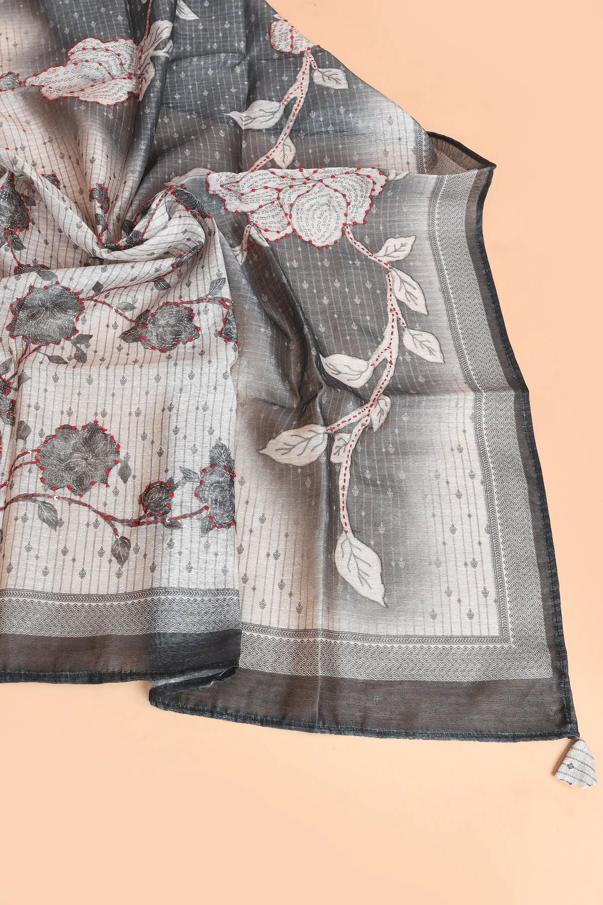 Vintage Vine Kantha Tussar Kurti Set Kurti Set featured