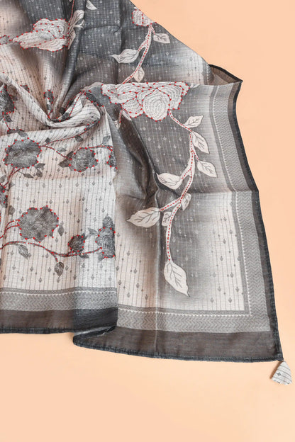 Vintage Vine Kantha Tussar Kurti Set Kurti Set featured