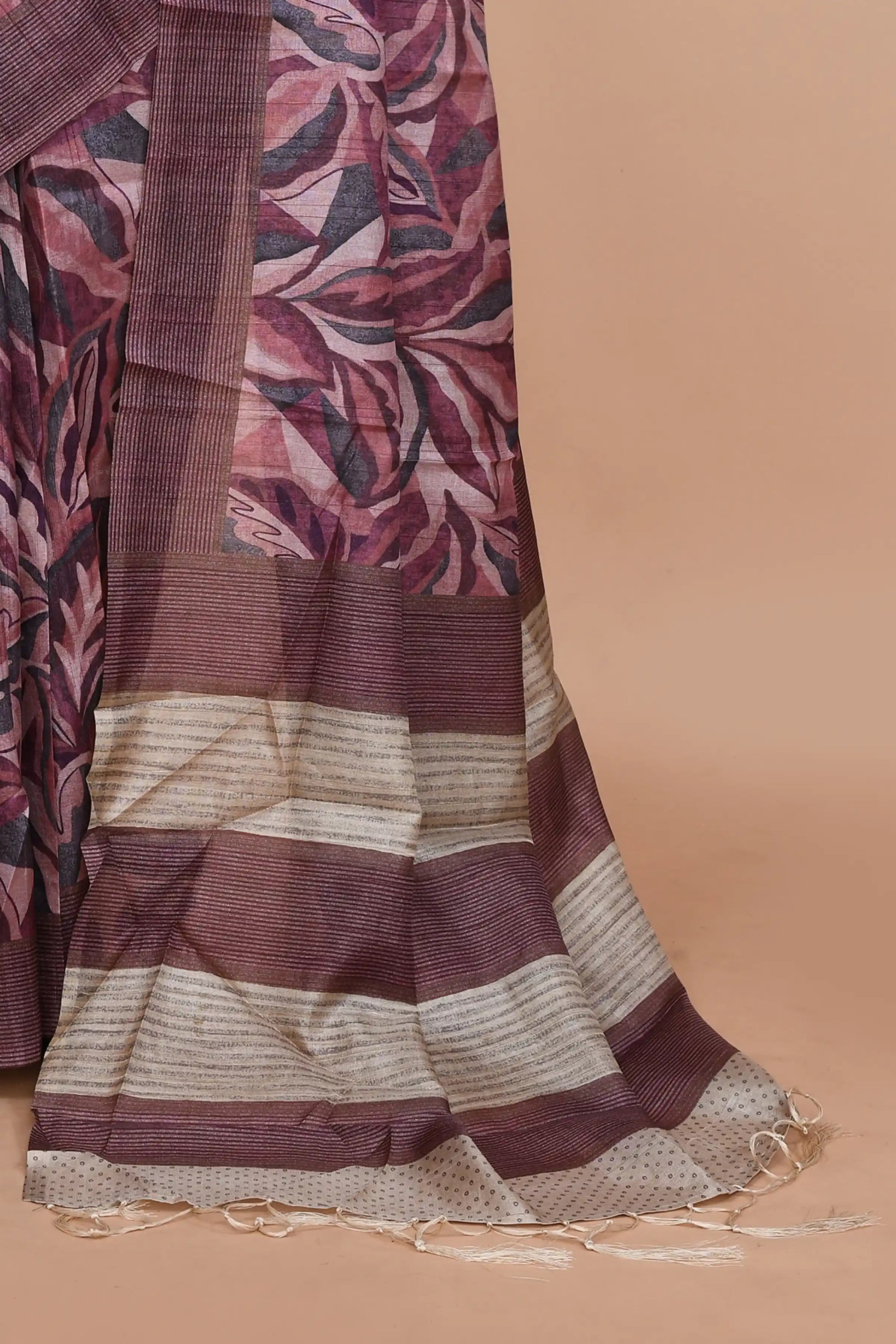 Lavanya Mulberry Purple Saree featured