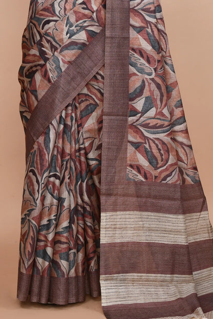 Lavanya Brick Red Saree featured