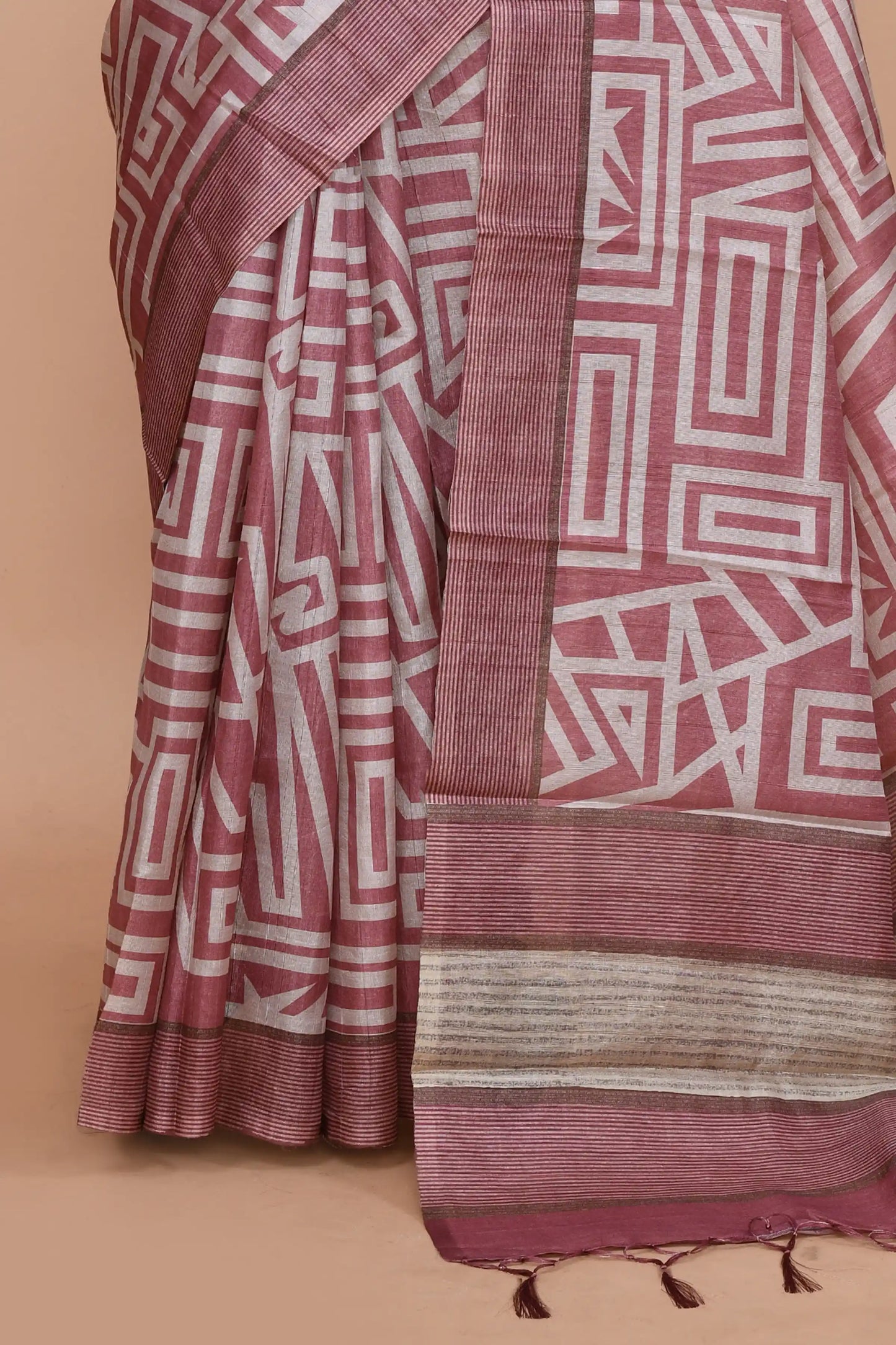Ojasvi Rose Pink Saree featured