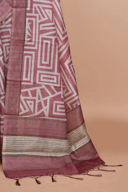 Ojasvi Rose Pink Saree featured