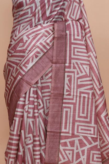 Ojasvi Rose Pink Saree featured