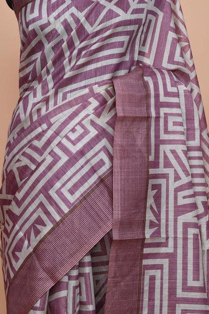 Ojasvi Mauve Purple Saree featured