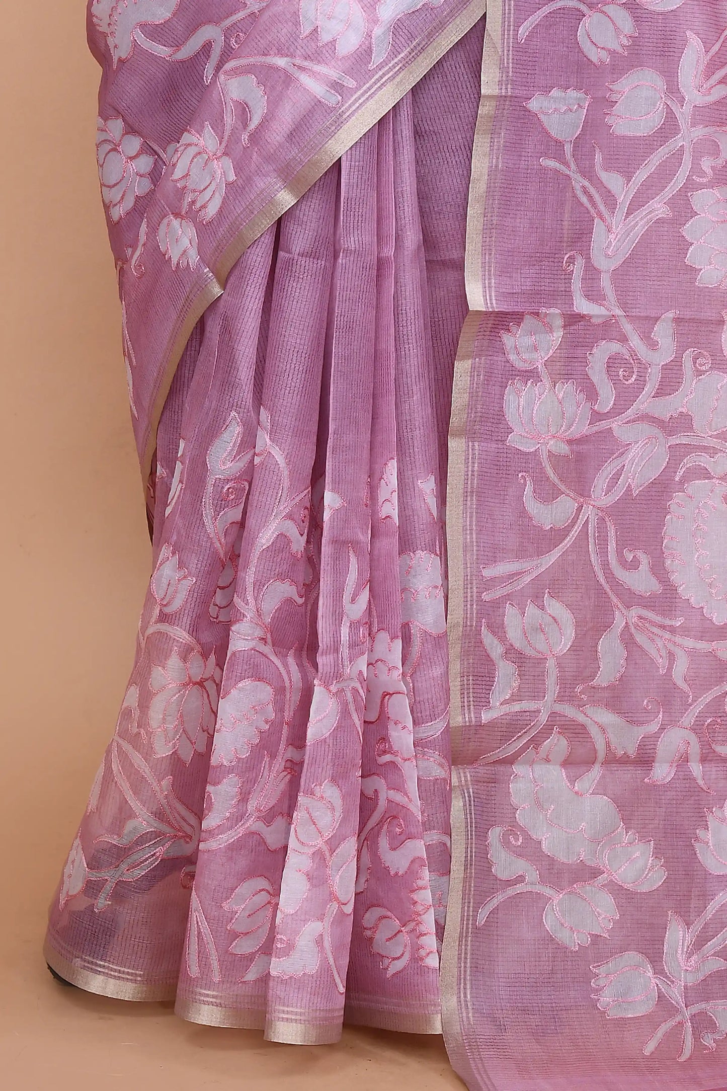 Veda Orchid Pink  Saree featured