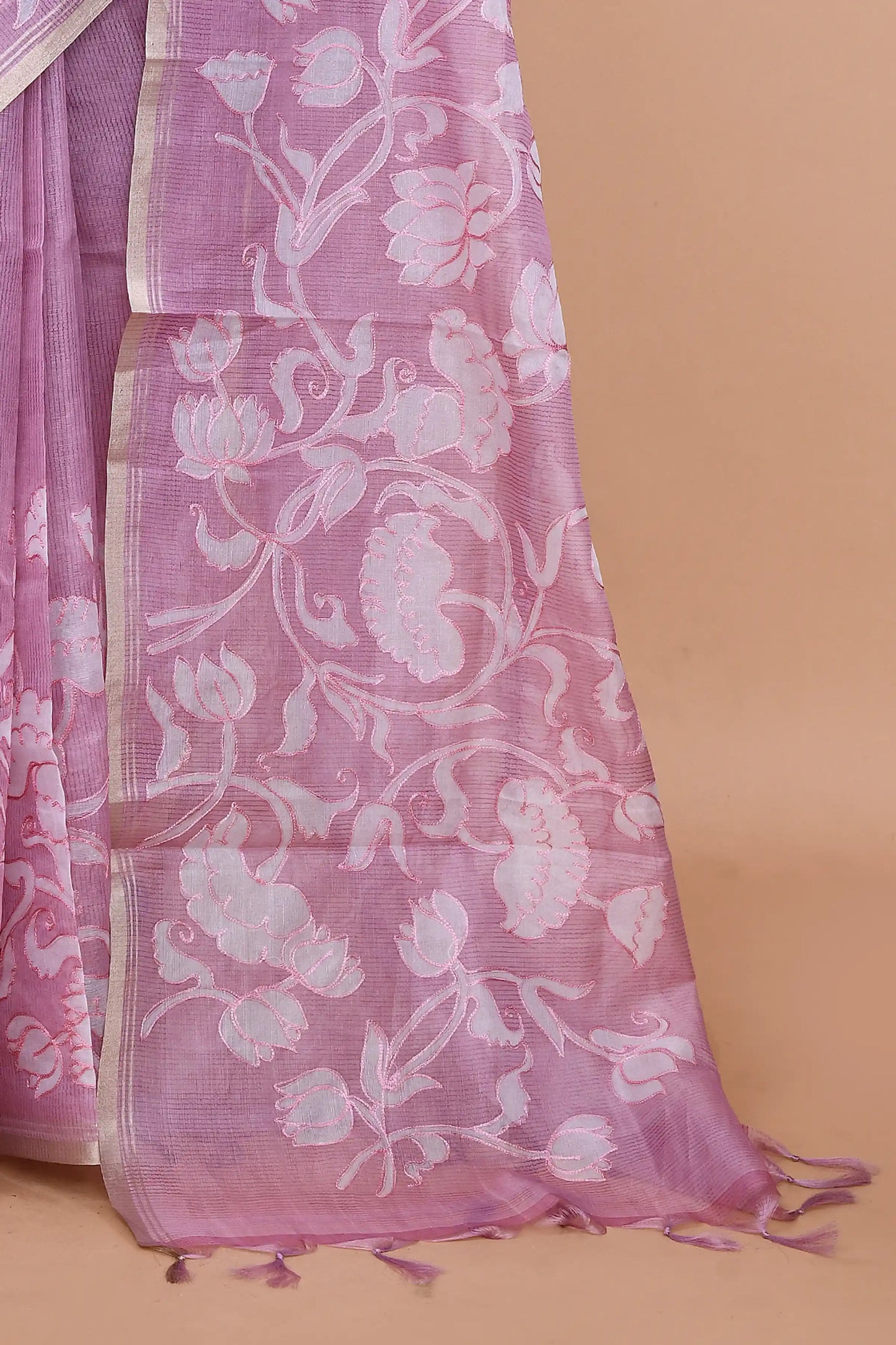 Veda Orchid Pink  Saree featured