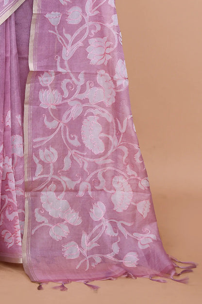 Veda Orchid Pink  Saree featured