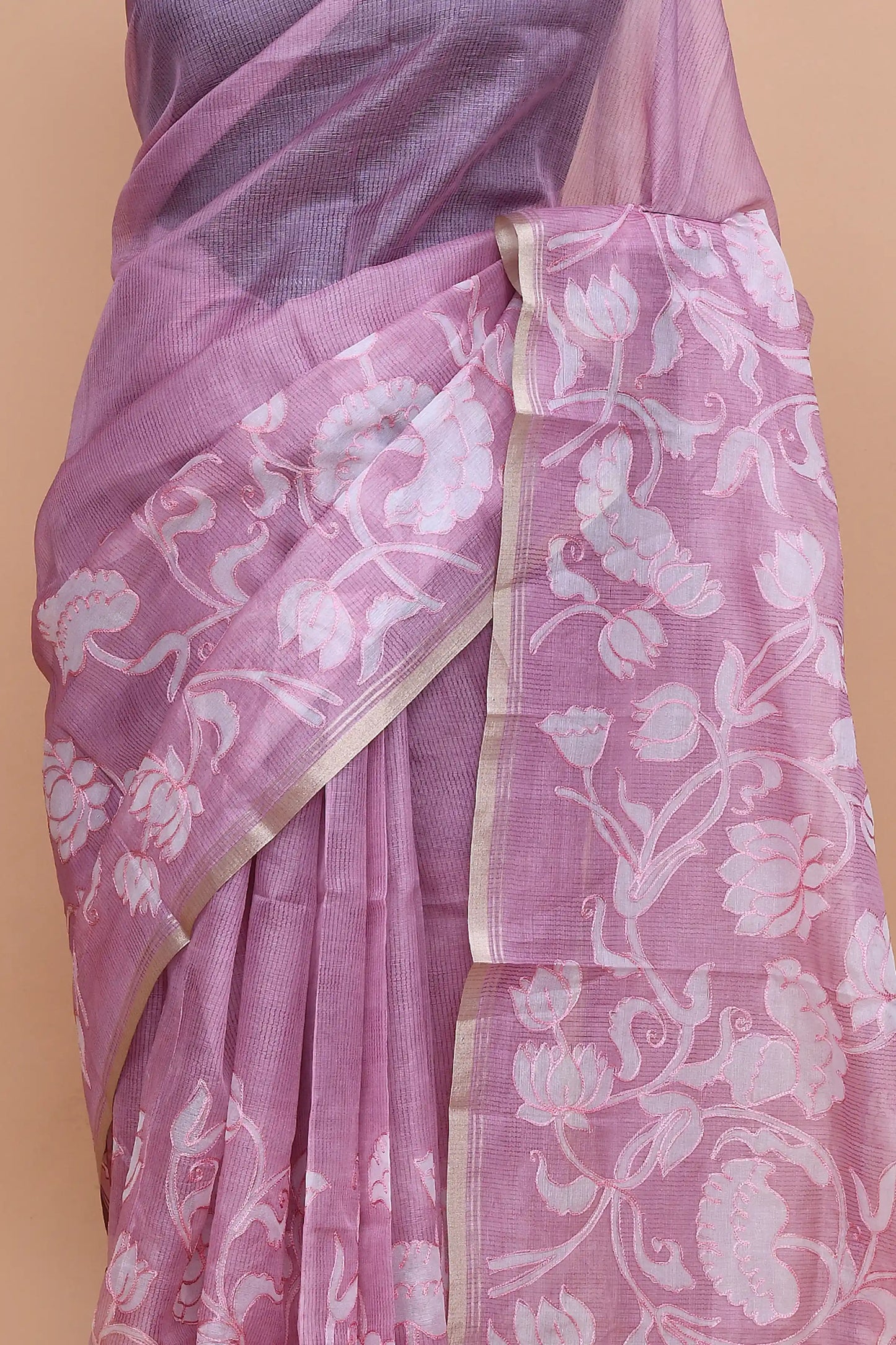 Veda Orchid Pink  Saree featured