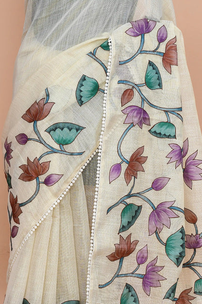 Tirzah Mauve & Teal Saree featured