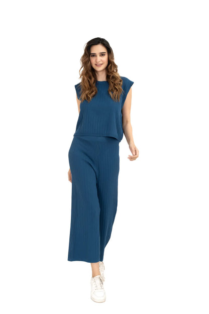 Work to Weekend in DD Ultimate Loungewear Azure Blue Lounge wear featured