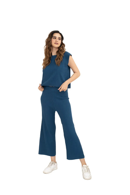 Work to Weekend in DD Ultimate Loungewear Azure Blue Lounge wear featured