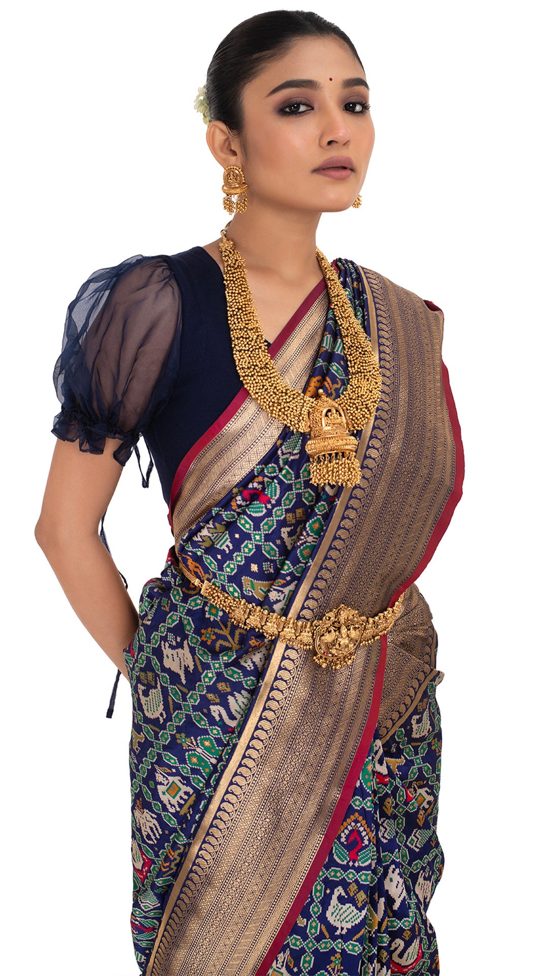 Royal Blue Regalia Banarasi Silk Saree Saree