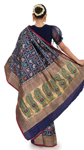 Royal Blue Regalia Banarasi Silk Saree Saree
