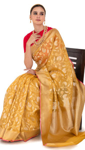 Regal Golden Weave Tissue Kota Saree Saree