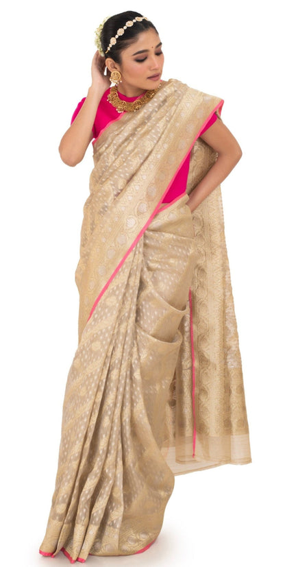 Regal Golden Tissue Kota Saree Saree