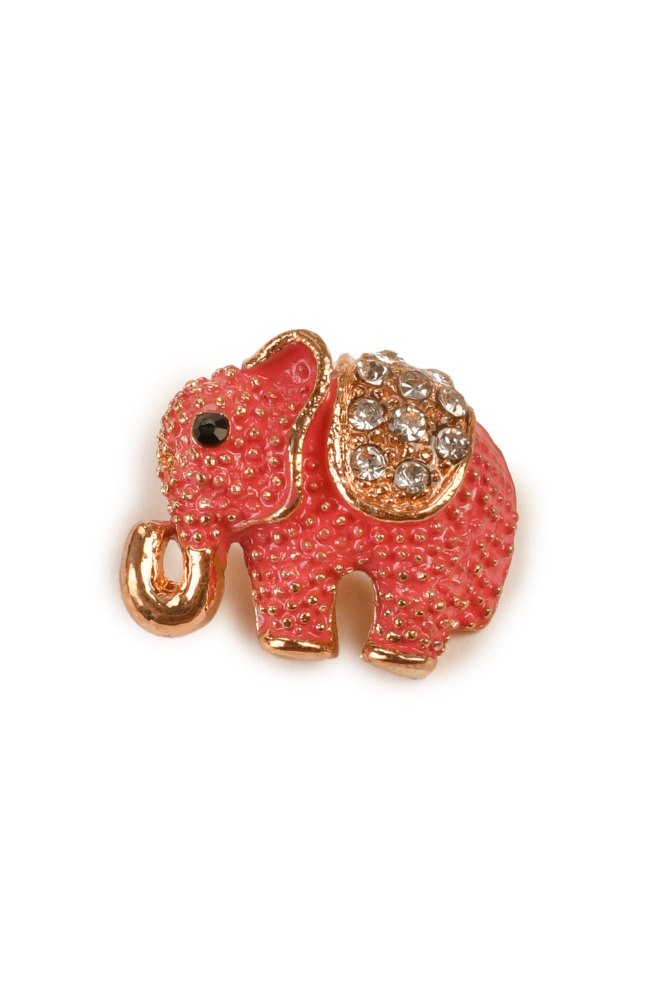 Adorable Little Elephant Brooch Pink Brooch