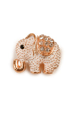 Load image into Gallery viewer, Adorable Little Elephant Brooch WHITE Brooch