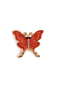 Very Beautiful Butterfly Brooch RED Brooch