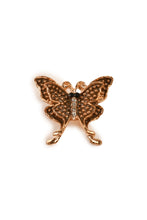 Load image into Gallery viewer, Very Beautiful Butterfly Brooch BROWN Brooch