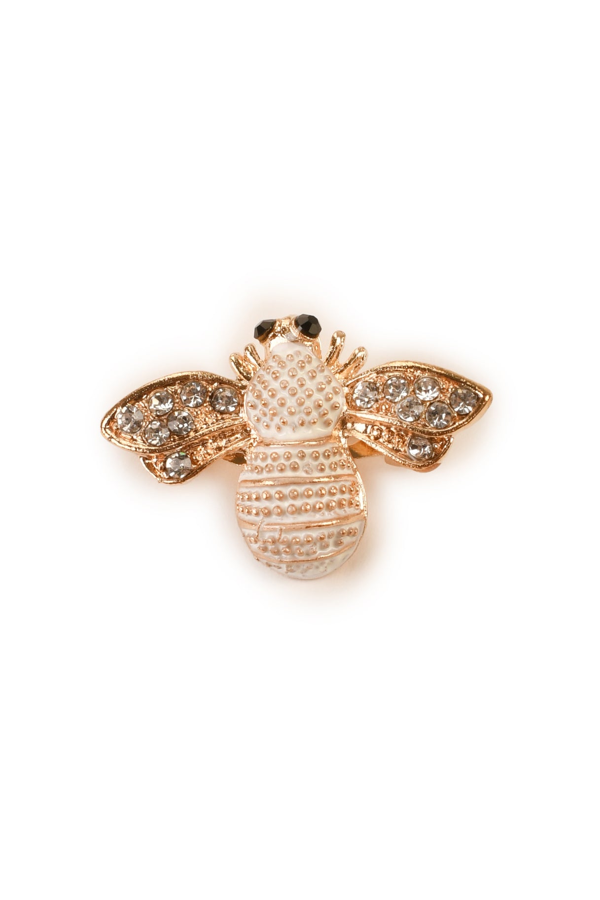 Super Cute Honey Bee Brooch White Brooch