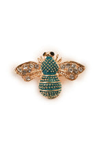 Load image into Gallery viewer, Super Cute Honey Bee Brooch GREEN Brooch