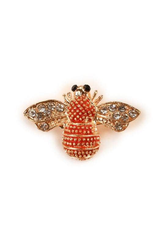 Super Cute Honey Bee Brooch Red Brooch