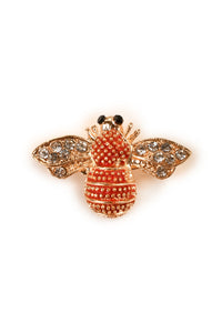 Super Cute Honey Bee Brooch RED Brooch