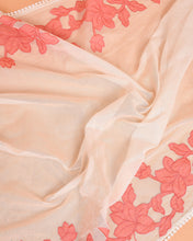 Load image into Gallery viewer, Blossom Mal Chanderi Kurti Material Pink featured